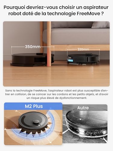 Kit De Rechange Pour Aspirateurs Lefant M1/M2/Pro Et OKP K8 - 3 Serpillères + 4 Brosses Latérales, Nettoyage Coins
